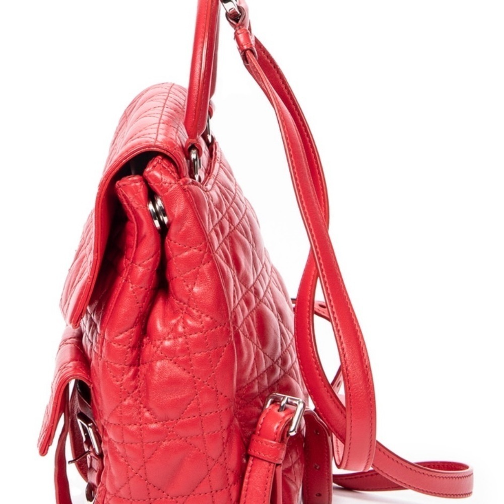 Dior Red Quilted Backpack Dior Small Stardust Backpack - Picture 4 of 9